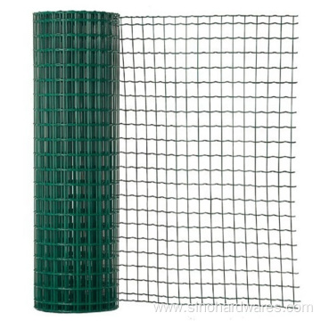 4" X 2" Pvc Coated Welded Wire Mesh / Green Pvc Coated Holland Wire Mesh Fence